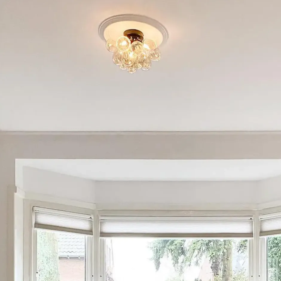Qazqa plafondlamp uvas goudkleurig g9