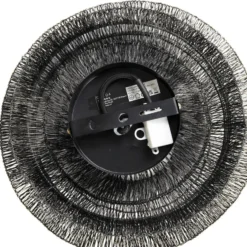 Qazqa plafondlamp vadi zwart e27