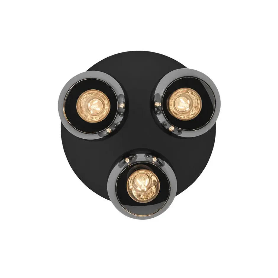Qazqa plafondlamp vidro grijs e27