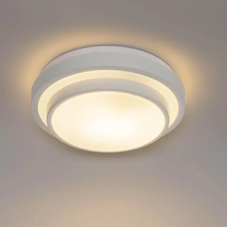 Qazqa plafondlamp walden wit e27