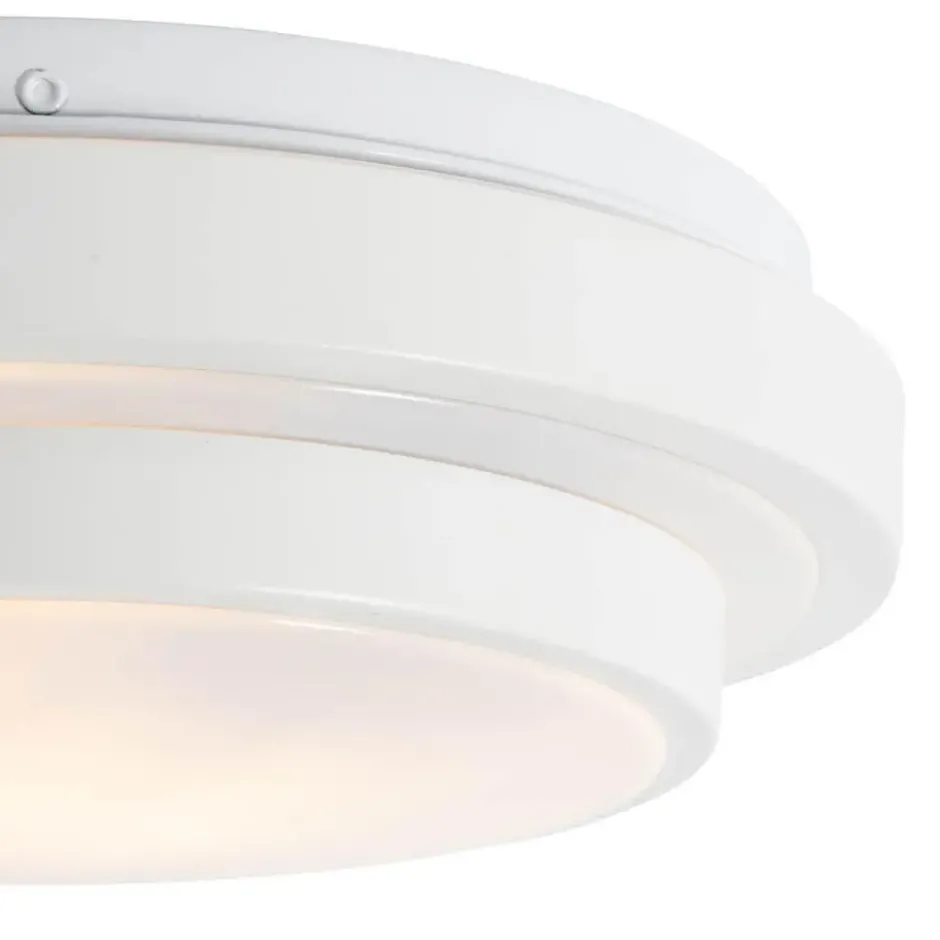 Qazqa plafondlamp walden wit e27