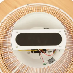 Qazqa plafondventilator climo beige geïntegreerde led