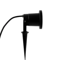 Qazqa prikspot basic zwart gu10