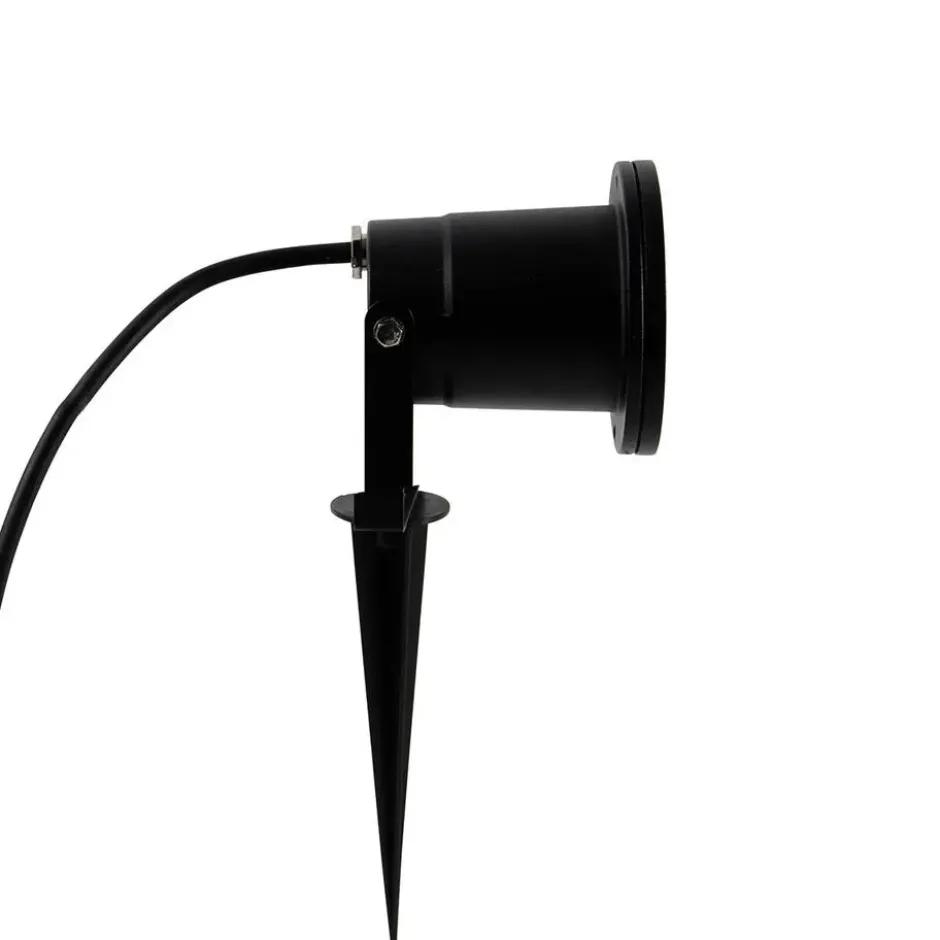 Qazqa prikspot basic zwart gu10