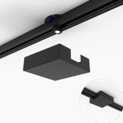 Qazqa railverlichting accessoire iconic zwart