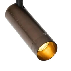 Qazqa railverlichting iconic jeana luxe bronskleurig gu10