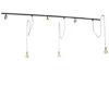 Qazqa railverlichting set iconic cavalux jeana goudkleurig gu10