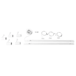 Qazqa railverlichting set iconic jeana wit gu10