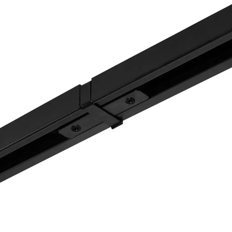 Qazqa railverlichting set iconic jeana zwart gu10