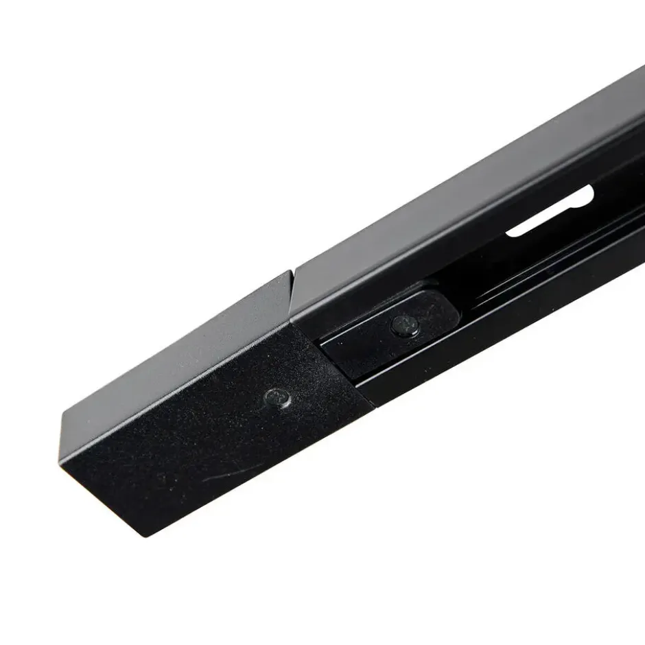Qazqa railverlichting set iconic jeana zwart gu10