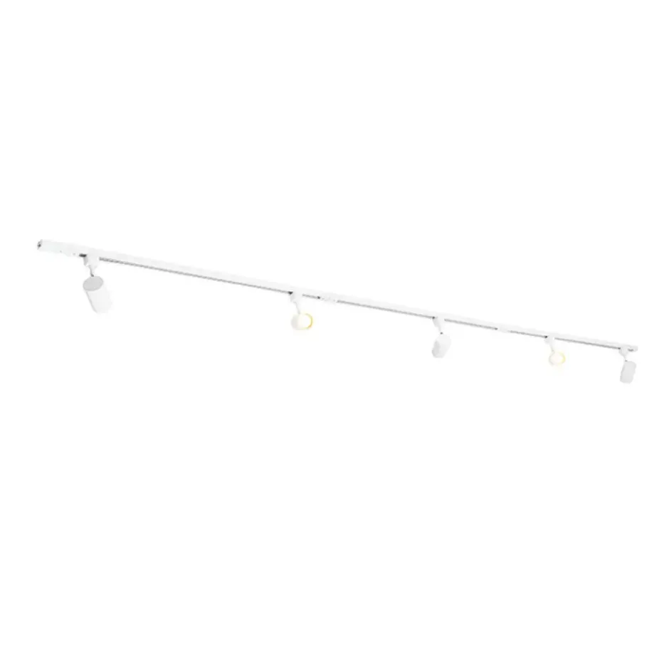 Qazqa railverlichting set iconic jeana wit gu10