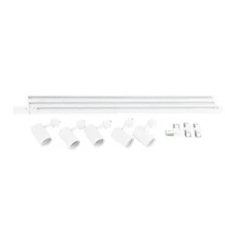 Qazqa railverlichting set iconic jeana wit gu10