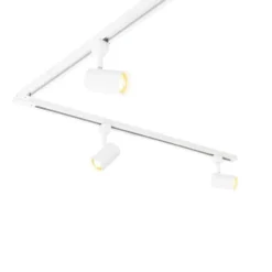 Qazqa railverlichting set iconic jeana wit gu10