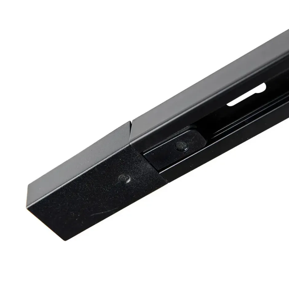 Qazqa railverlichting set iconic jeana zwart gu10