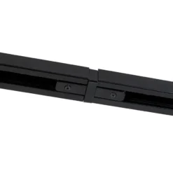 Qazqa railverlichting set iconic jeana zwart gu10