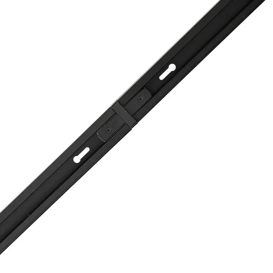 Qazqa railverlichting set iconic jeana zwart gu10