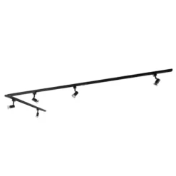 Qazqa railverlichting set iconic jeany zwart gu10