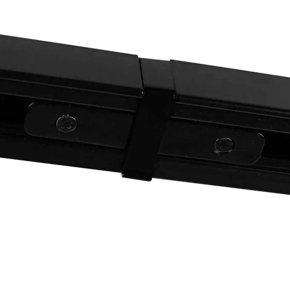 Qazqa railverlichting set iconic jeany zwart gu10