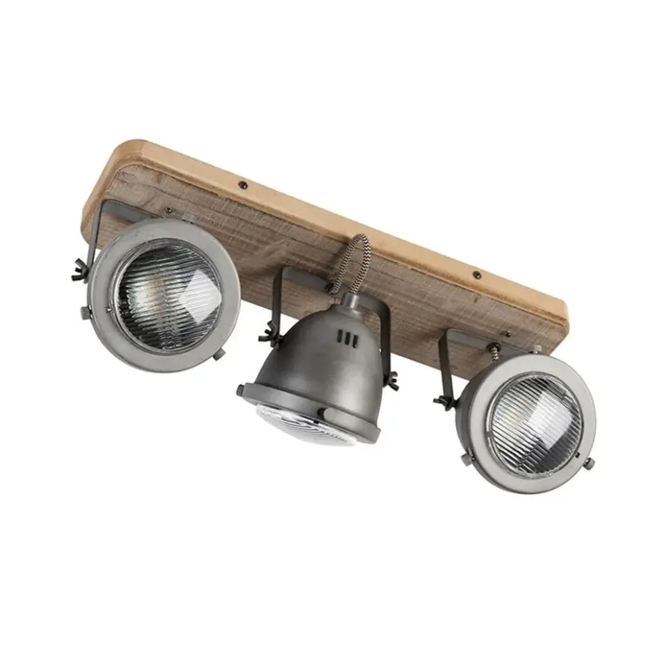 Qazqa richtbare spot emado grijs gu10