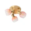 Qazqa richtbare spot vidro roze e14