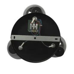 Qazqa richtbare spot vidro zwart e14