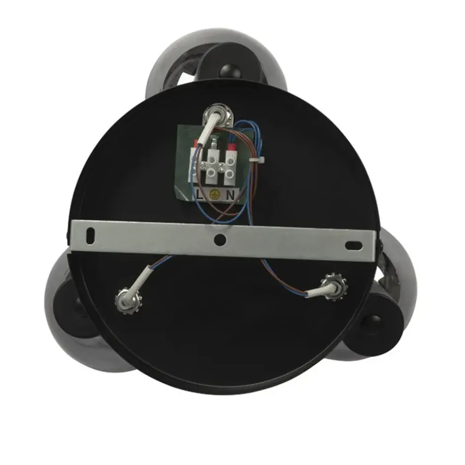 Qazqa richtbare spot vidro zwart e14