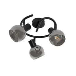 Qazqa richtbare spot vidro zwart e14
