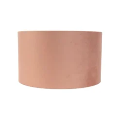 Qazqa rond cilinder velours roze