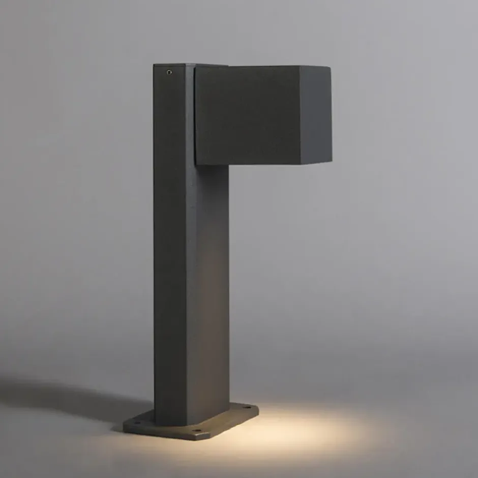 Qazqa sokkellamp baleno grijs gu10