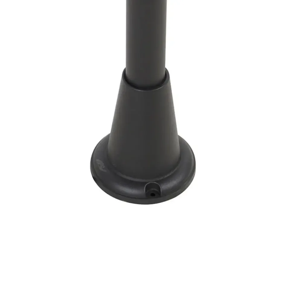 Qazqa sokkellamp charlois zwart e27