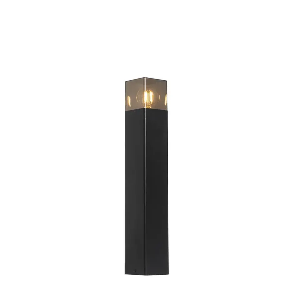 Qazqa sokkellamp denmark zwart e27