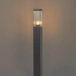 Qazqa sokkellamp malios bronskleurig e27