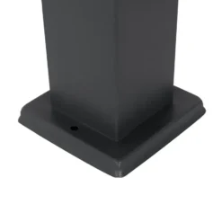 Qazqa sokkellamp malios zwart e27