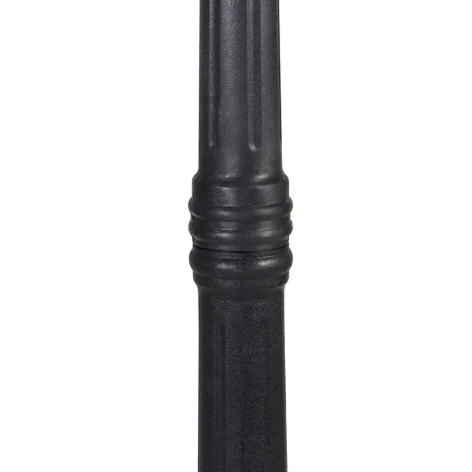 Qazqa sokkellamp new haven zwart e27