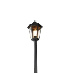 Qazqa sokkellamp new orleans zwart e27
