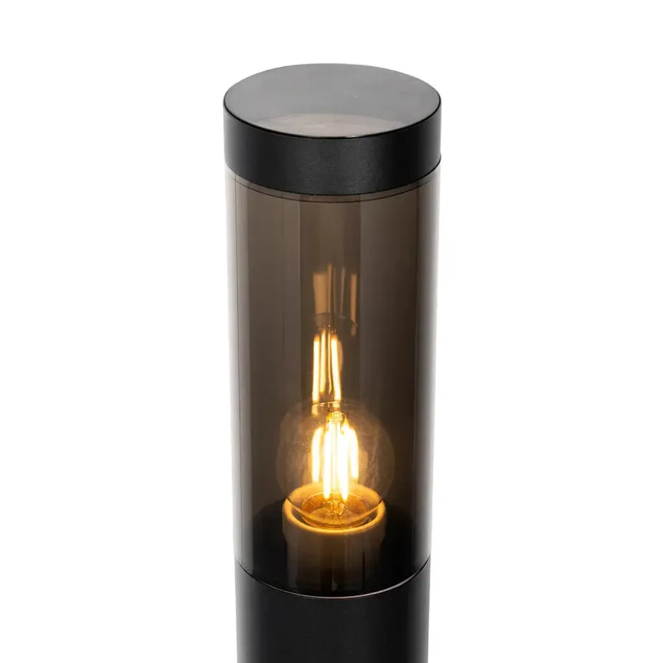 Qazqa sokkellamp rox zwart e27