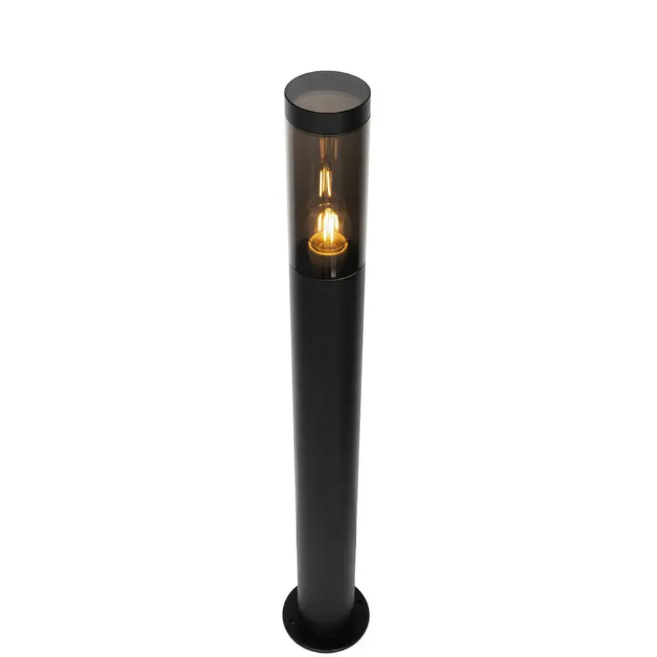 Qazqa sokkellamp rox zwart e27