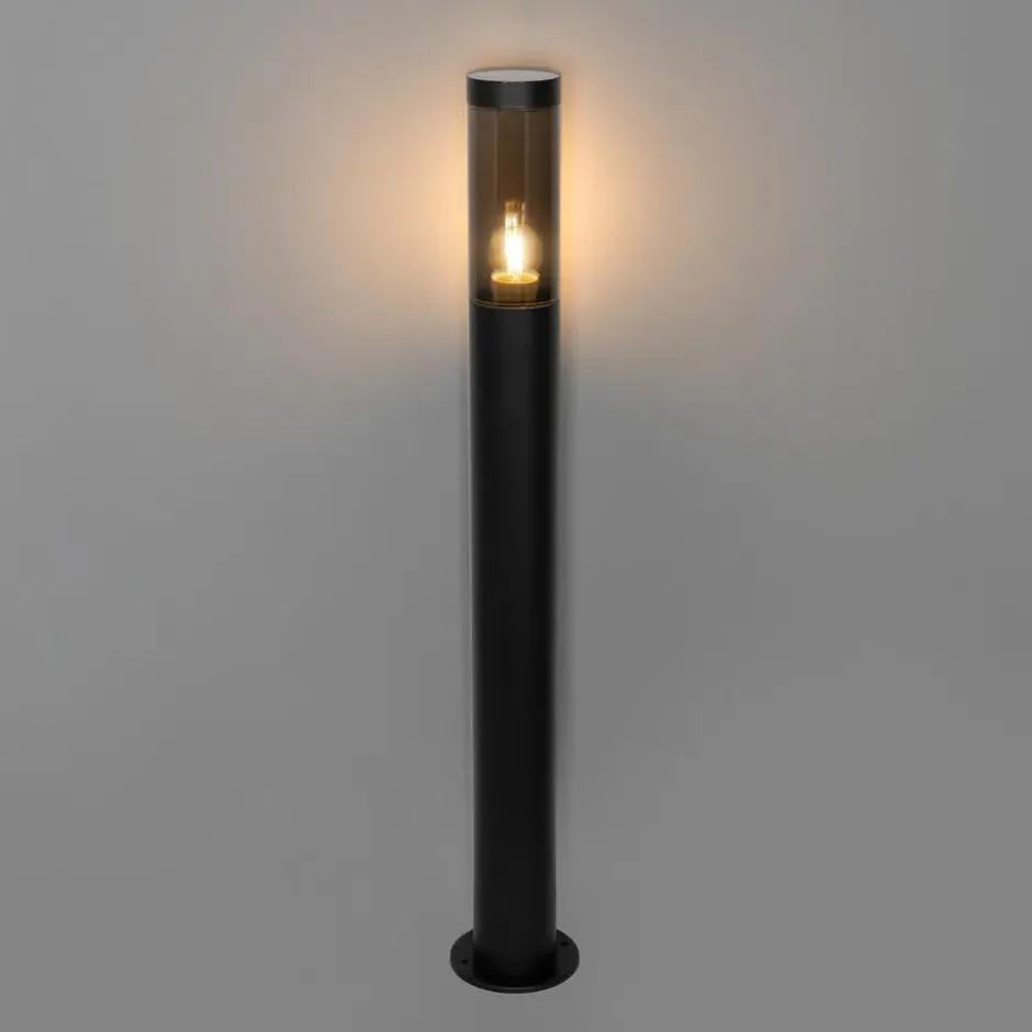 Qazqa sokkellamp rox zwart e27