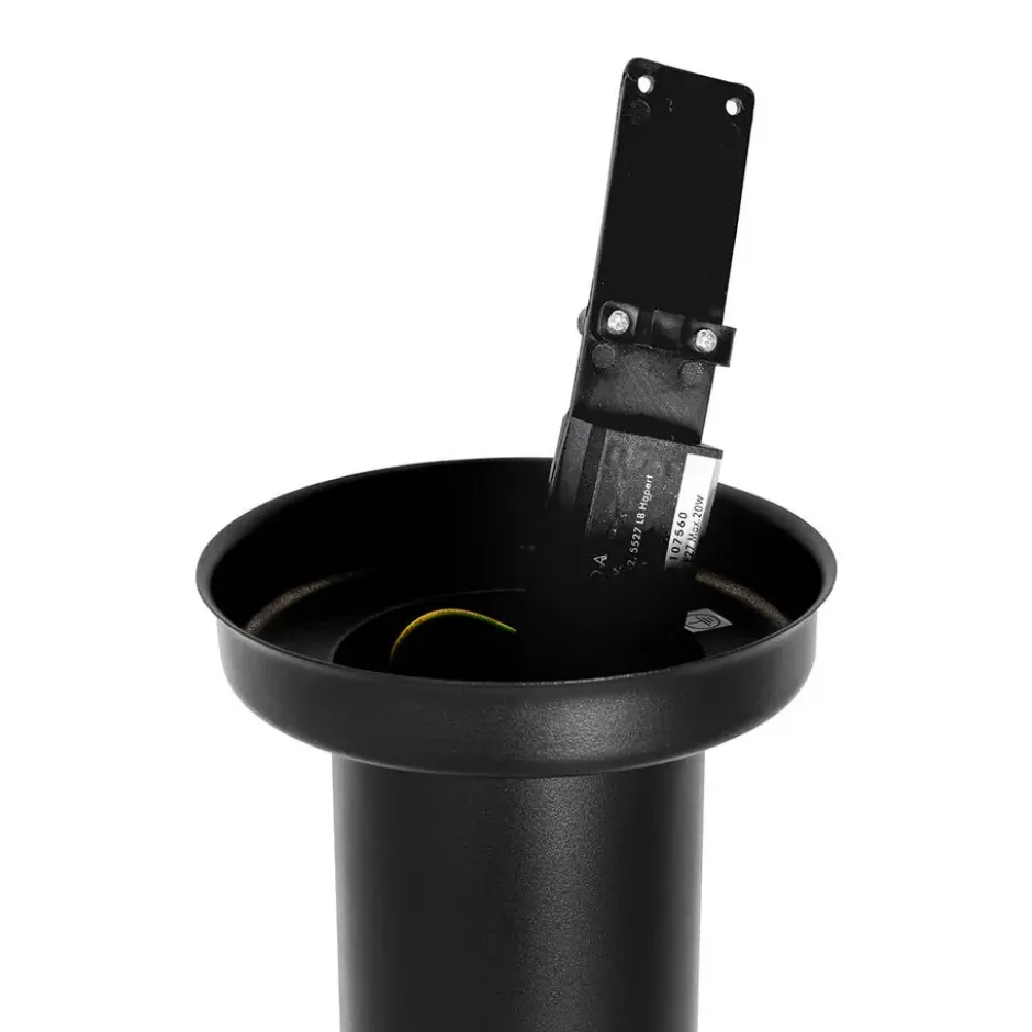 Qazqa sokkellamp rox zwart e27