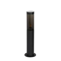 Qazqa sokkellamp rox zwart e27