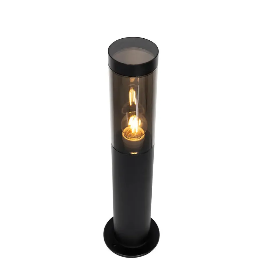 Qazqa sokkellamp rox zwart e27