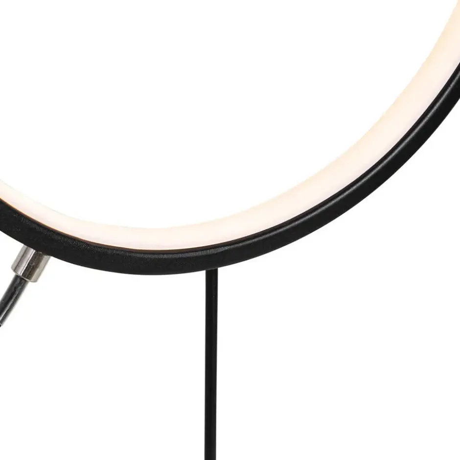 Qazqa solar lamp adalind zwart geïntegreerde led