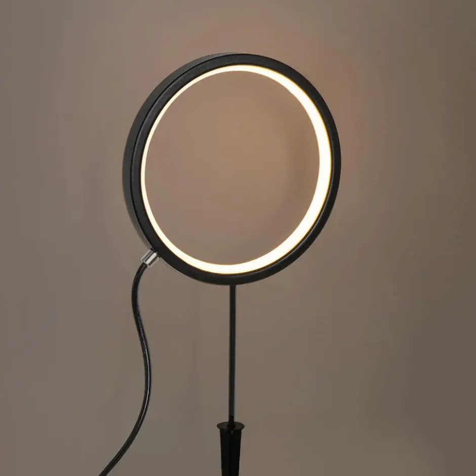 Qazqa solar lamp adalind zwart geïntegreerde led