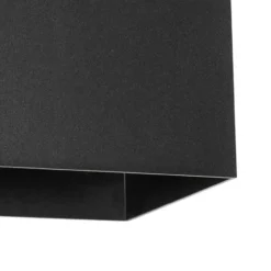 Qazqa solar lamp charlotte zwart geïntegreerde led