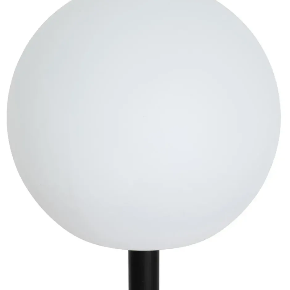 Qazqa solar lamp ludger wit geïntegreerde led