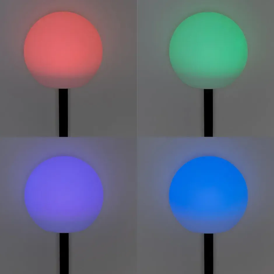 Qazqa solar lamp ludger wit geïntegreerde led