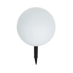 Qazqa solar lamp ludger wit geïntegreerde led
