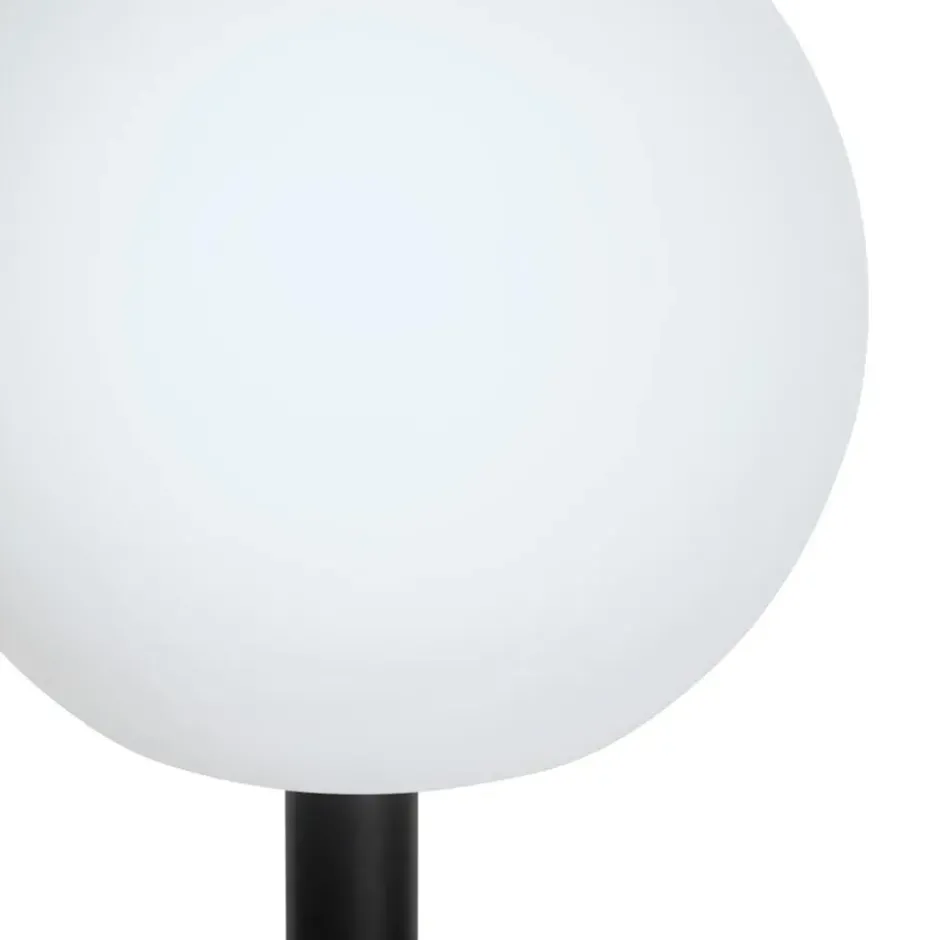 Qazqa solar lamp ludger wit geïntegreerde led