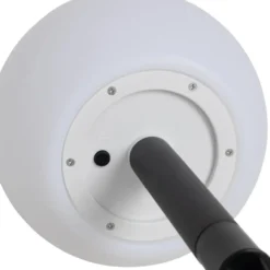 Qazqa solar lamp ludger wit geïntegreerde led