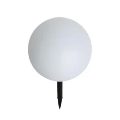 Qazqa solar lamp ludger wit geïntegreerde led